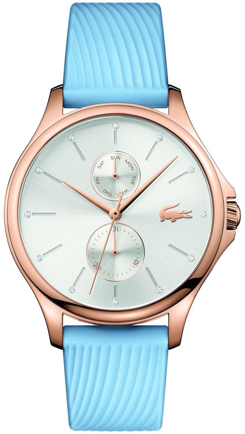 Lacoste LAC2001024 38 mm Mavi Silikon Kordon Analog Kadın Kol Saati