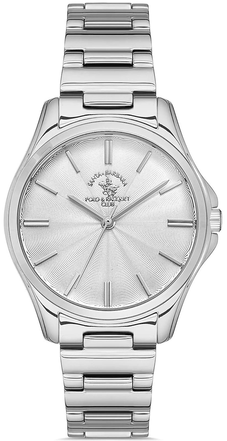 Santa Barbara Polo & Racquet Club SB.1.10316.1 34 mm Gri Çelik Kordon Analog Kadın Kol Saati