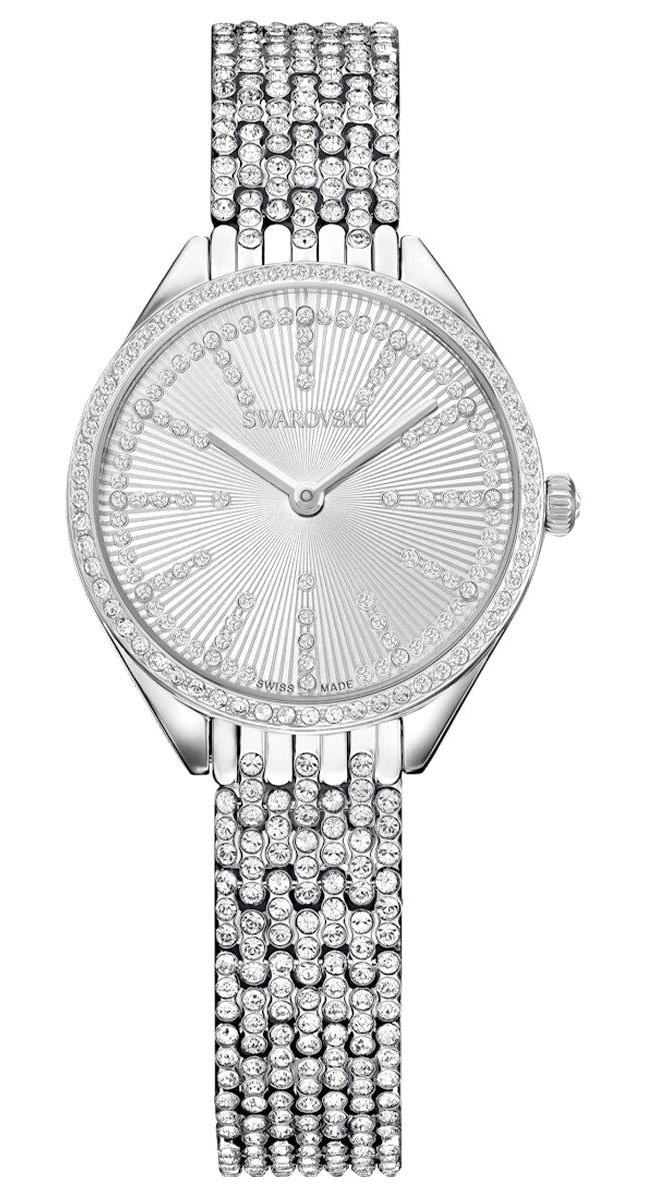 Swarovski SWR5644062 30 mm Gri Çelik Kordon Analog Kadın Kol Saati