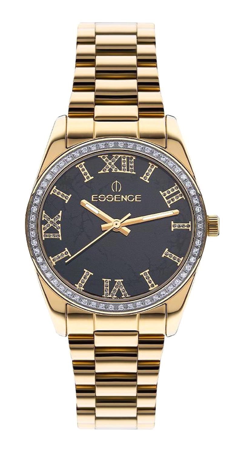 Essence ES6822FE.150 34 mm Altın Çelik Kordon Analog Kadın Kol Saati