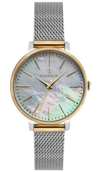 Essence ES6634FE.220 35 mm Gri Hasır Kordon Analog Kadın Kol Saati