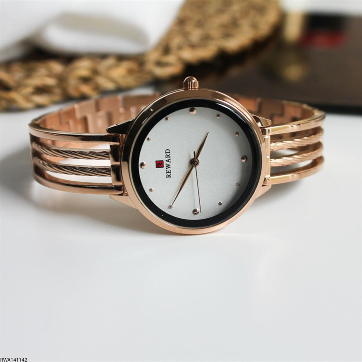 Reward RWA141142 35 mm Rose Gold Çelik Kordon Analog Kadın Kol Saati