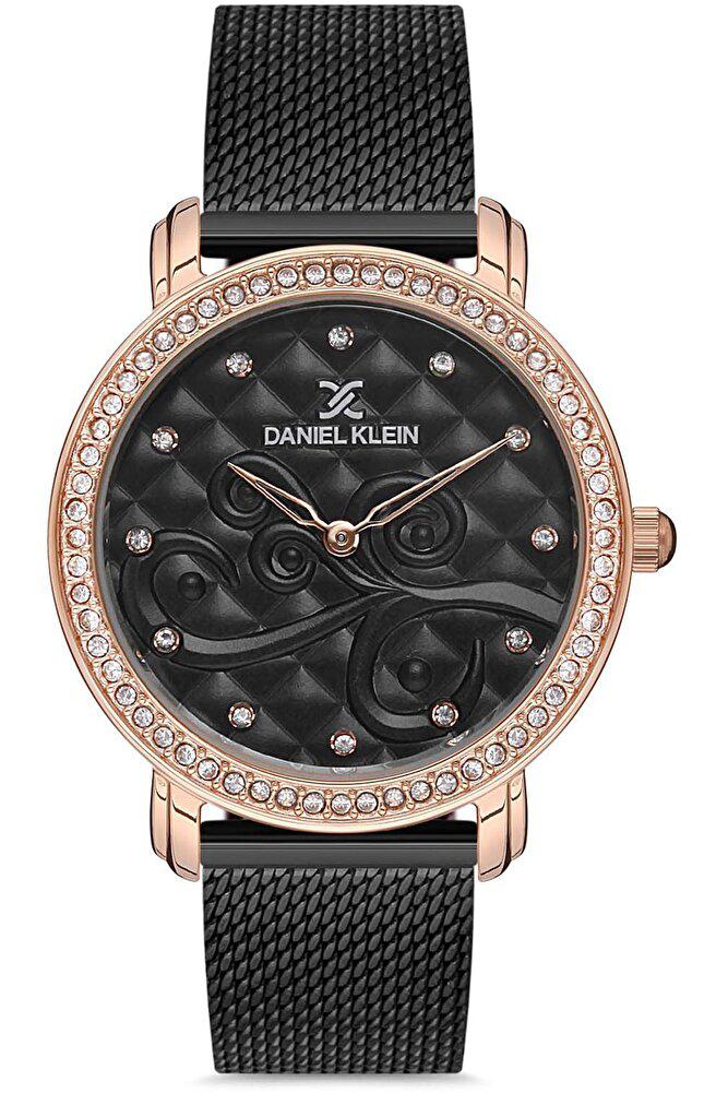 Daniel Klein DK.1.12730.5 35 mm Siyah Metal Kordon Analog Kadın Kol Saati