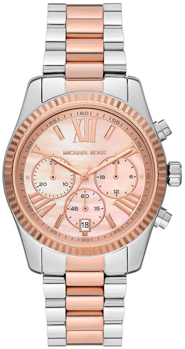 Michael Kors MK7219 Takvimli 38 mm Gri-Rose Gold Çelik Kordon Analog Kadın Kol Saati