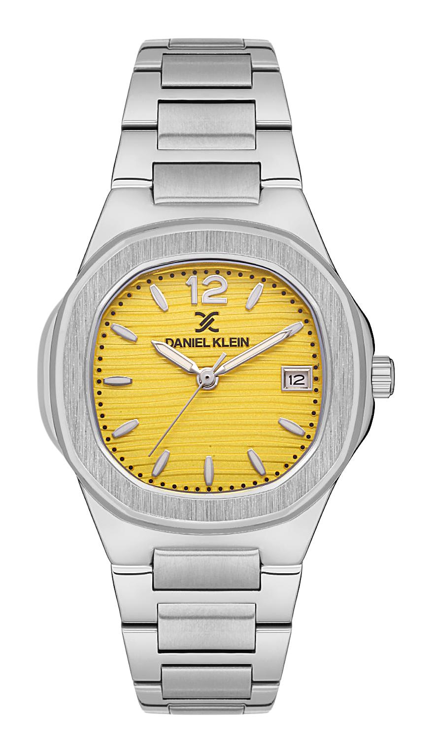 Daniel Klein DK.1.13581.3 Takvimli 34 mm Gri Metal Kordon Analog Kadın Kol Saati