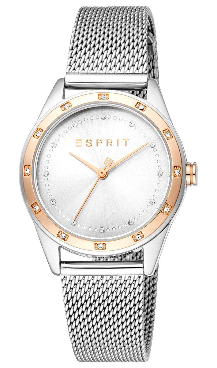 Esprit ES1L349M0115 32 mm Gri Çelik-Hasır Kordon Analog Kadın Kol Saati