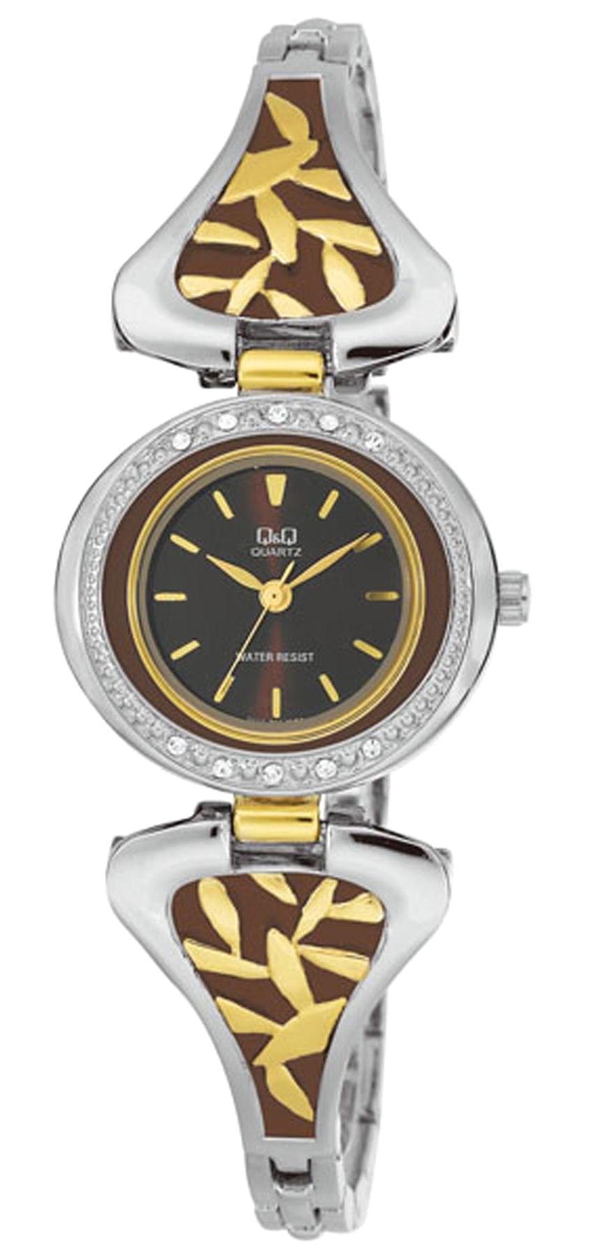 Q&Q 3G286 36 mm Çok Renkli Metal Kordon Analog Kadın Kol Saati