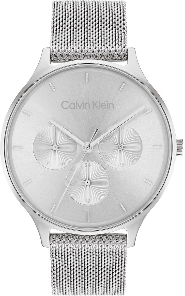 Calvin Klein CK25200104 Takvimli 38 mm Gri Çelik Kordon Analog Kadın Kol Saati