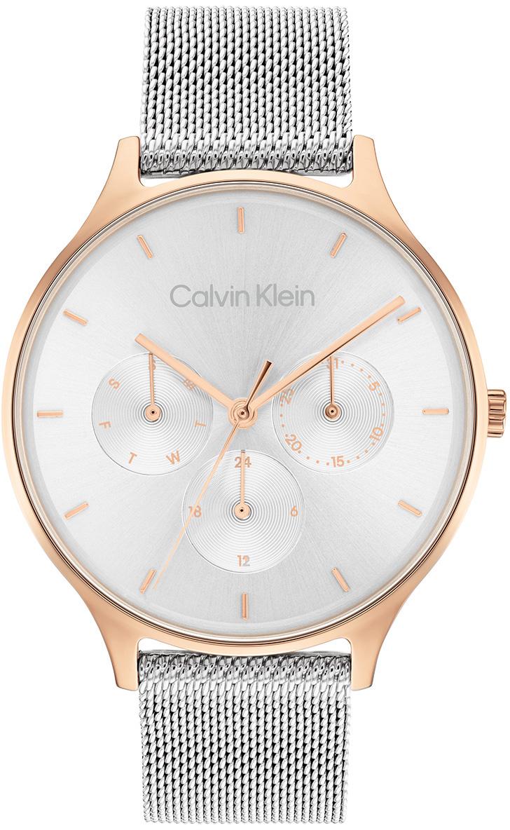 Calvin Klein CK25200106 Takvimli 38 mm Gri Çelik Kordon Analog Kadın Kol Saati
