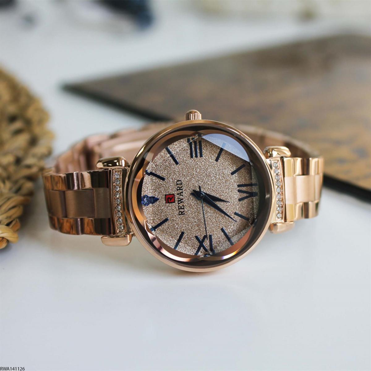 Reward RWA141126 35 mm Rose Gold Metal Kordon Analog Kadın Kol Saati