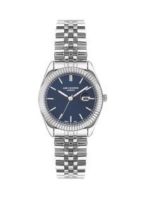 Lee Cooper LC07326.390 Takvimli 40 mm Gri Çelik Kordon Analog Kadın Kol Saati