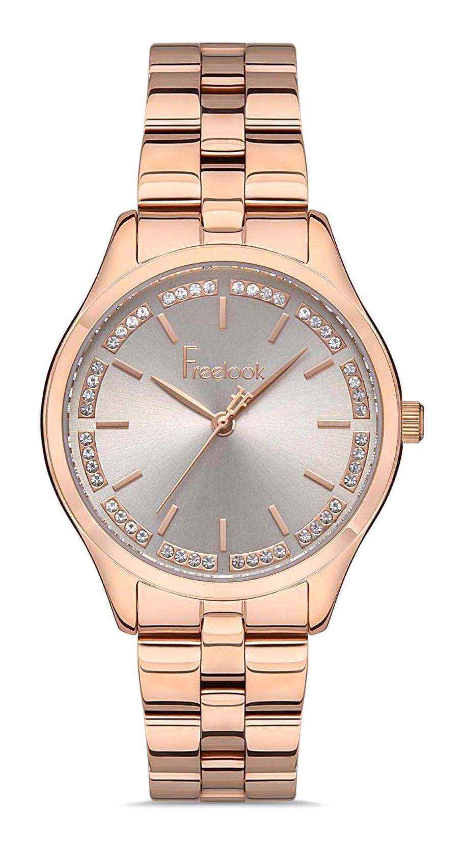 Freelook FL.1.10093.1 35 mm Rose Gold Çelik Kordon Analog Kadın Kol Saati