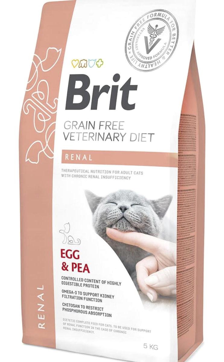 Brit Care Veterinary Diets Bezelye-Yumurta Tahılsız Kuru Kedi Maması 2 kg