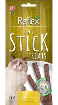 Reflex Hindi Etli-Kuzu Etli Yetişkin Kedi Ödül Çubuğu 3x5 gr