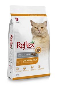 Reflex Pirinç-Tavuk Yetişkin Kuru Kedi Maması 3x2 kg