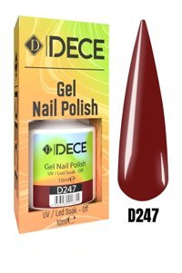 Dece D247 Bordo Parlak Kalıcı Oje