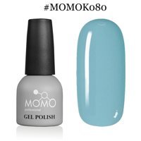 Momo K080 Mavi Parlak Kalıcı Oje