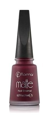 Flormar Matte Nail Enamel M23 Bordo Mat Oje