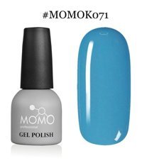 Momo K071 Mavi Parlak Kalıcı Oje