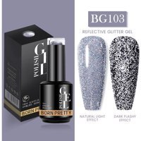 Born Pretty Pro New Series BG103 Gümüş Işıltılı Kalıcı Simli Jel Oje