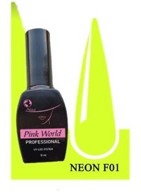 Pink World F01 Sarı Neon Kalıcı Oje