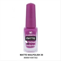 Gabrini Flat Brush 30 Mor Mat Oje