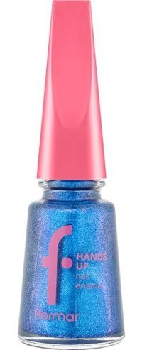 Flormar Hands Up Mavi Işıltılı Oje