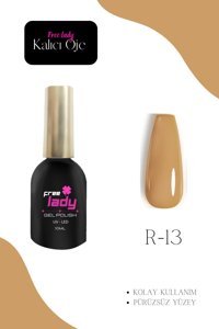 Freelady R-13 Turuncu Parlak Kalıcı Oje
