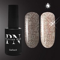 Patrisa Nail Baby Flash Bej Işıltılı Kalıcı Simli Oje