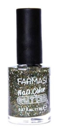 Farmasi Glitter Greeny Yeşil Işıltılı Simli Oje