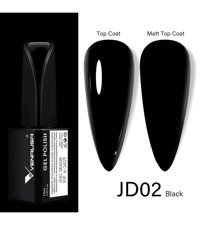 Venalisa Uv Led Gel Polish JD02 Siyah Parlak Kalıcı Oje