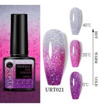 Ursugar Thermal URT021 Çok Renkli Parlak Kalıcı Simli Oje