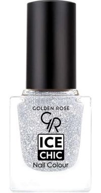 Golden Rose Ice Color Nail Lacquer 101 Gri Işıltılı Simli Oje