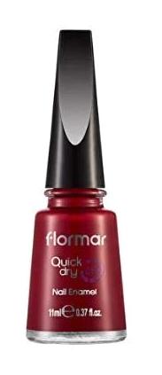 Flormar Quıck Dry Naıl Enamel QD06 Bordo Parlak Oje