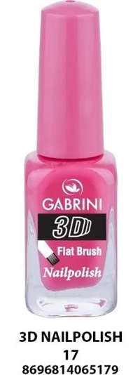 Gabrini 3D 17 Pembe Parlak Oje