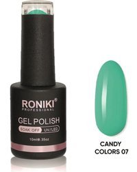Roniki Candy Color 07 Yeşil Parlak Kalıcı Oje