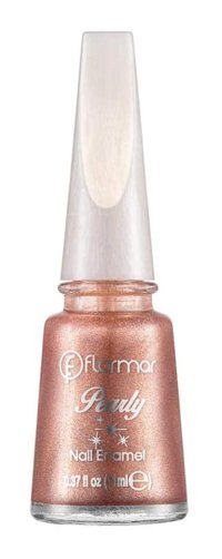Flormar Pearly 375 Pembe Sedefli Simli Oje