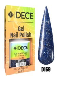 Dece D169 Mavi Işıltılı Kalıcı Simli Oje