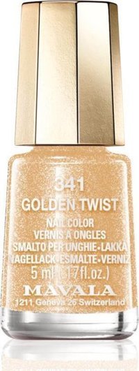 Mavala Golden Twist 341 Altın Sarısı Işıltılı Kalıcı Simli Oje