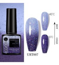 Ursugar Thermal URT007 Mavi - Lacivert Işıltılı Kalıcı Simli Oje