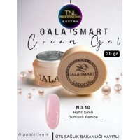 Gala Smart 10 Krem - Pembe Işıltılı Kalıcı Simli Jel Oje