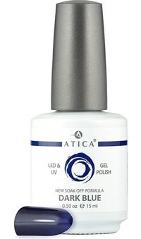 Atica 28 Mavi Parlak Kalıcı Simli Oje