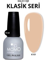 Momo Klasik Seri K101 Nude Parlak Kalıcı Oje