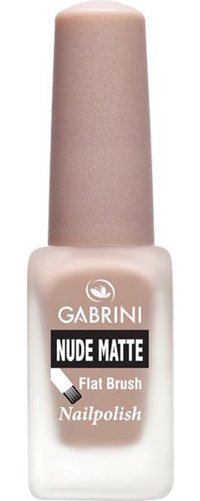 Gabrini Flat Brush 8 Nude Mat Oje
