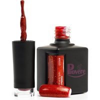 Piovere Glitter A033 Bordo Işıltılı Kalıcı Simli Oje