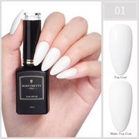 Born Pretty Pro Black Gold Serisi 01 Beyaz Parlak Kalıcı Oje