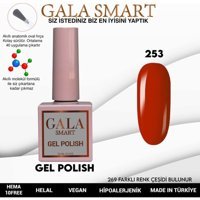 Gala Smart Klasik Seri 253 Kırmızı Parlak Kalıcı Oje