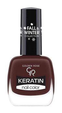 Golden Rose Keratin Nail Color 216 Kahverengi Parlak Oje