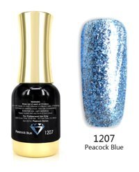 Venalisa Peacock Blue 1207 Mavi Işıltılı Kalıcı Simli Oje