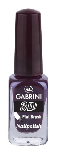 Gabrini 3D 45 Siyah Işıltılı Oje